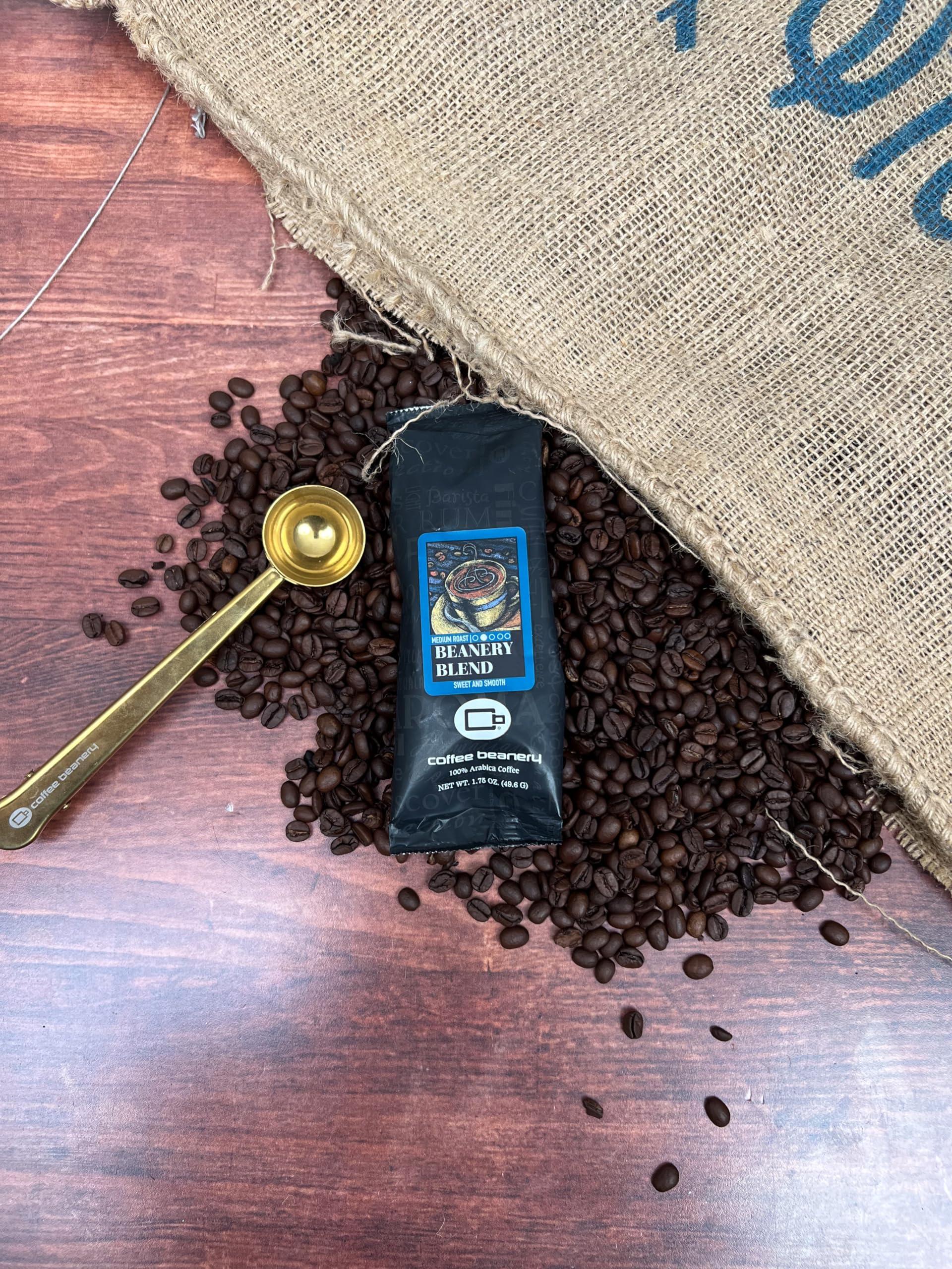 Coffee Beanery Beanery Blend Specialty Coffee | 1 bag - 1.75oz Try Me Size Coffee Sampler | Light Medium Roast