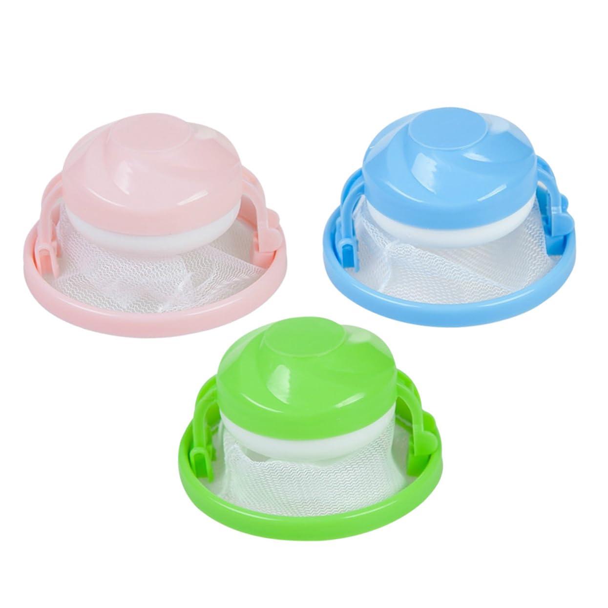 Beavorty Beavorty 6 Pcs Hair Catcher Washing Machine Pet Hair Catcher Washing Machine Filter Bag Dog Hair Catcher for Washer Mesh Strainer Washing Machine Hair Catcher Universal Laundry Ball