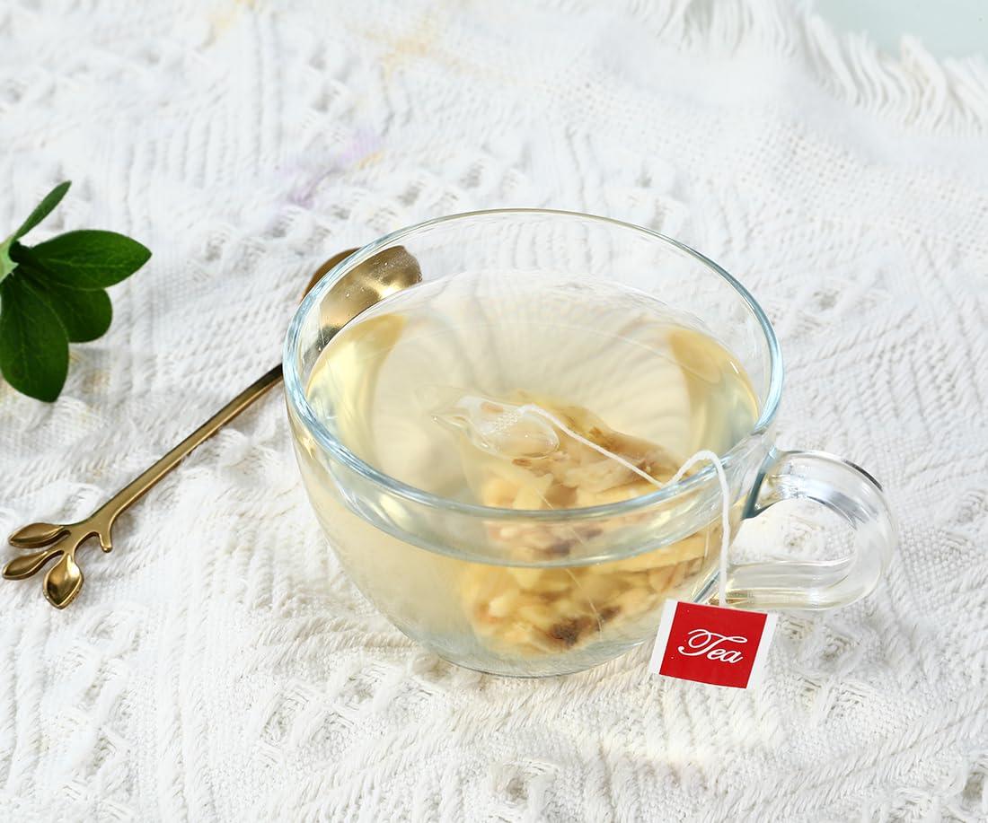 ULTHMOK 60 Premium Ginger Tea Bags, Made with 100% Natural Ginger Root, Warm & Spicy, Support Digestion & Boost Immunity, No Additives & Caffeine Free.