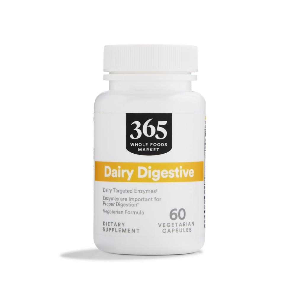 365 by Whole Foods Market 365 by Whole Foods Market, Dairy Digestive Enzymes, 60 Count