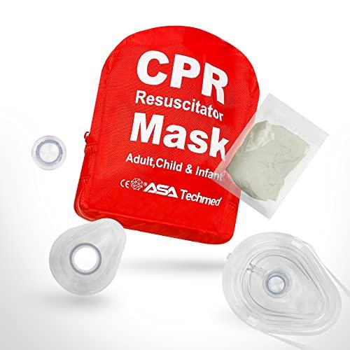 ASA TECHMED ASA TECHMED Lifeguard First Aid Kit - Includes Lifeguard Fanny Pack/Hip Pack, CPR Kit and 72-Piece First Aid Kit Red