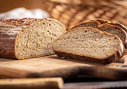 Food to Live Food to Live Organic Whole Wheat Bread Flour, 8 Ounces - Whole Grain, Unbleached, Non-GMO, Kosher, Unbromated, Raw, Vegan, Bulk, Product of the USA