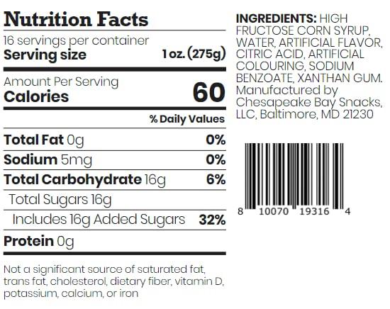 Koldkiss Koldkiss Snow Cone Syrup, Pint (Cotton Candy)