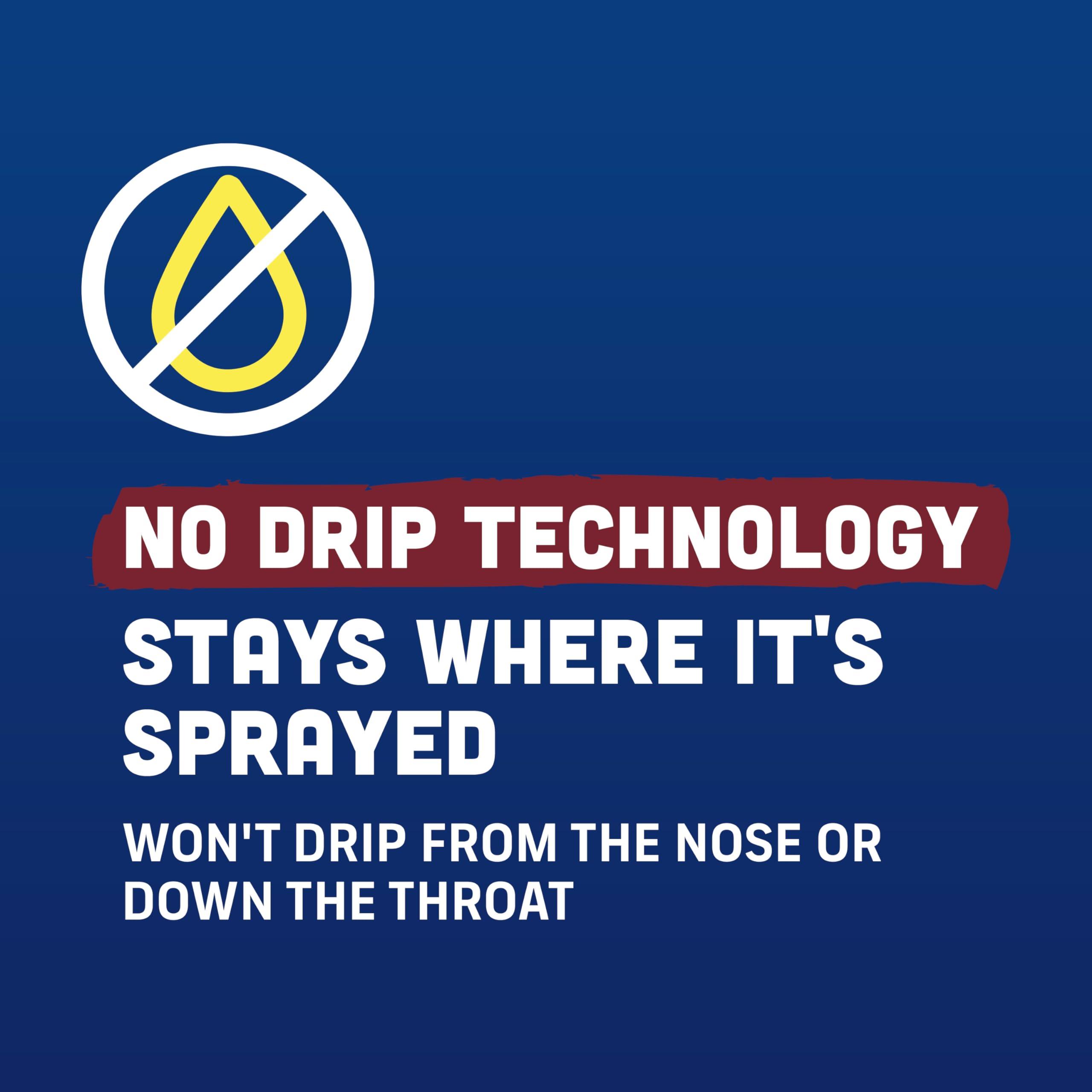 Afrin AFRIN No Drip Night Nasal Mist Twin Pack, Non-Drowsy, Fast-Acting Decongestant for Restful Sleep with Chamomile Scent, Adults and Children 6 and Older, .5 fl oz (Pack of 2)