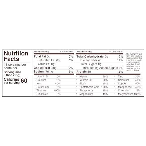 Foods Alive Foods Alive Nacho Cheesy Goodness Nutritional Yeast, 6oz Shaker Jar/Non-Fortified, Vegan Cheese Powder Seasoning