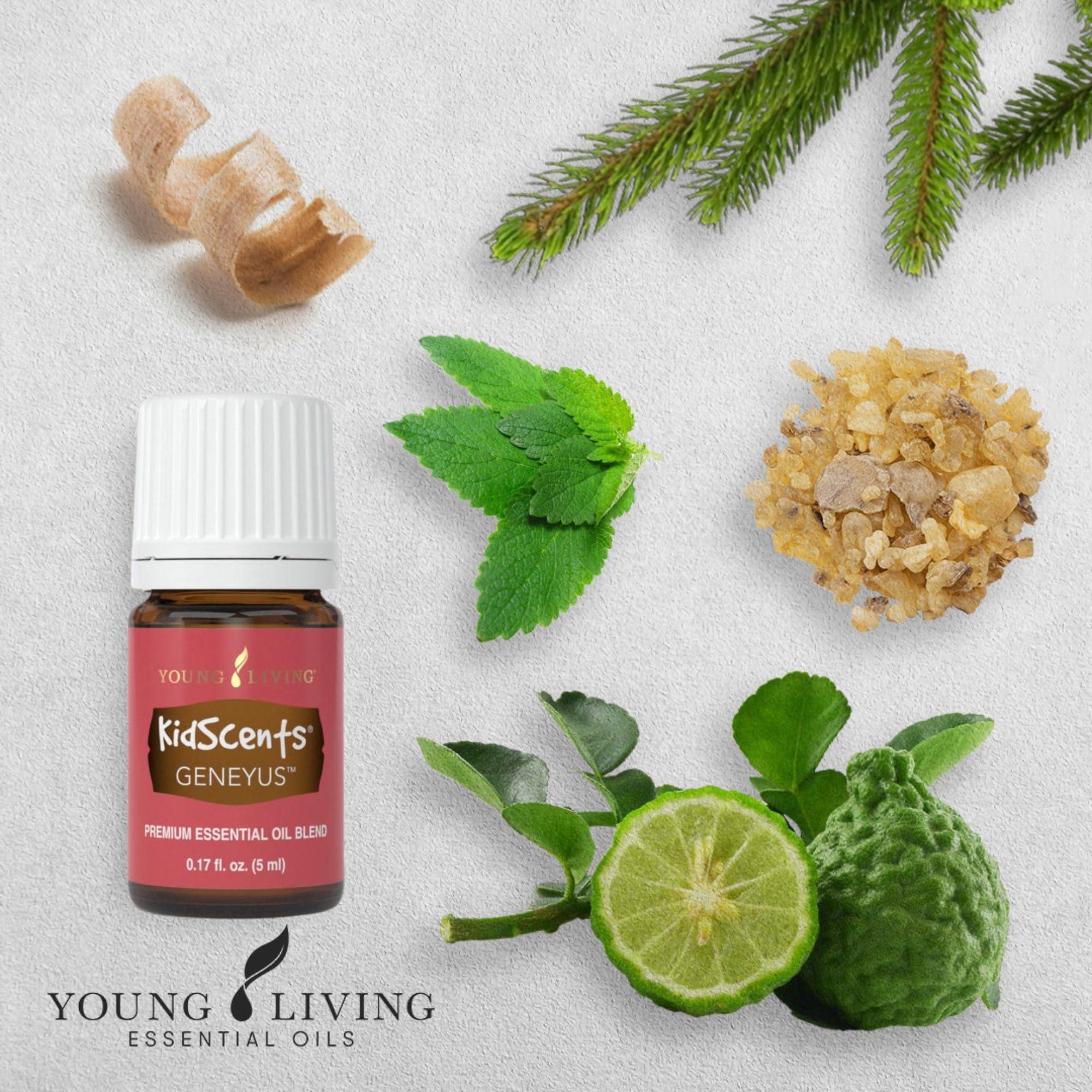 Young Living Young Living - KidScents GeneYus Essential Oil Blend 5 ml | Inspiring Aroma for Kids | Kid-Friendly | Natural Focus Support | Creates an Invigorating Ambiance
