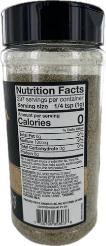 KINDER\'S Kinder\'s Prime Steak with Black Garlic & Truffle Seasoning (10.5 Ounce)