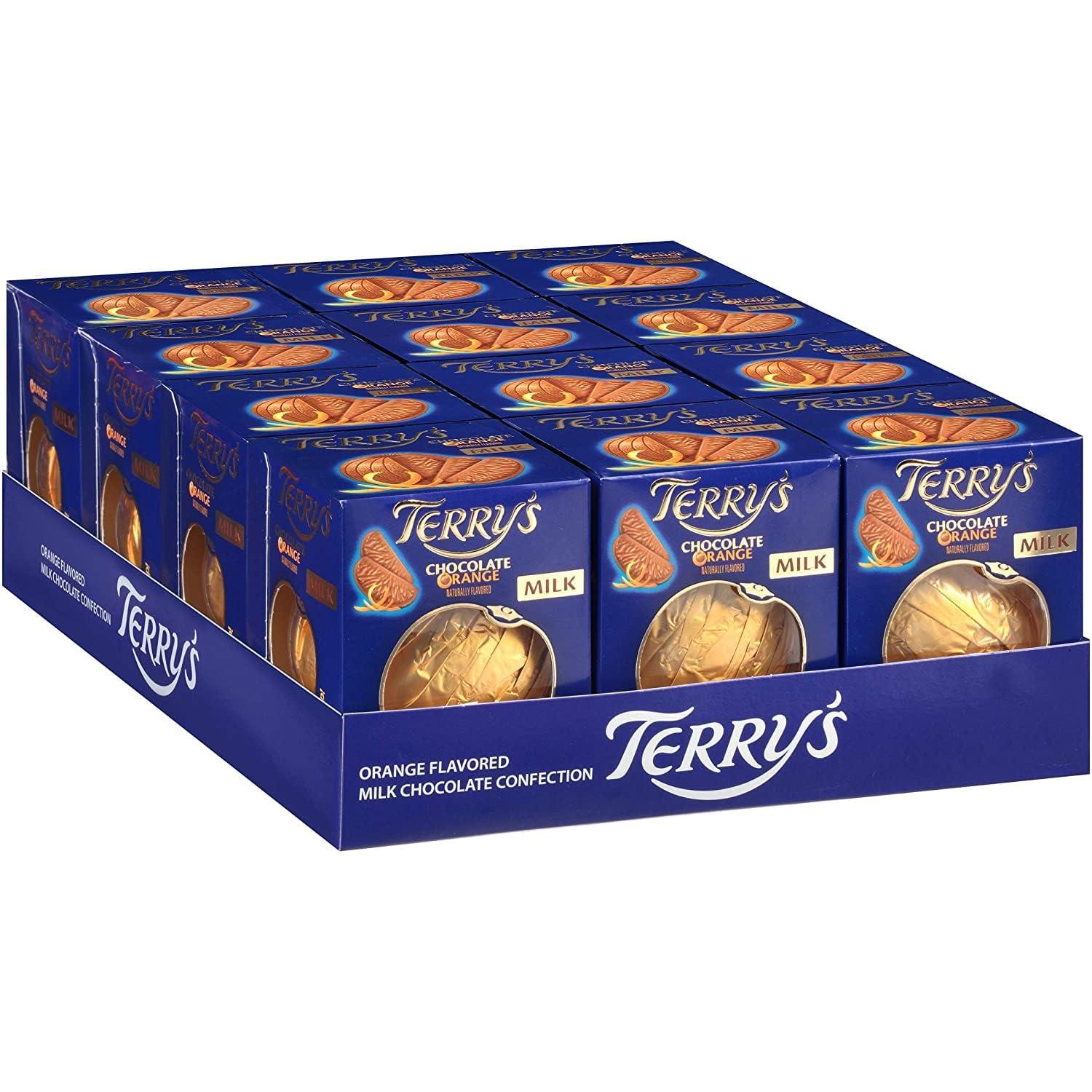 Terry\'s Terry\'s Milk Chocolate Oranges - Pack of 12 - Each Orange 5.53oz - Holiday Classic Milk Chocolate Orange