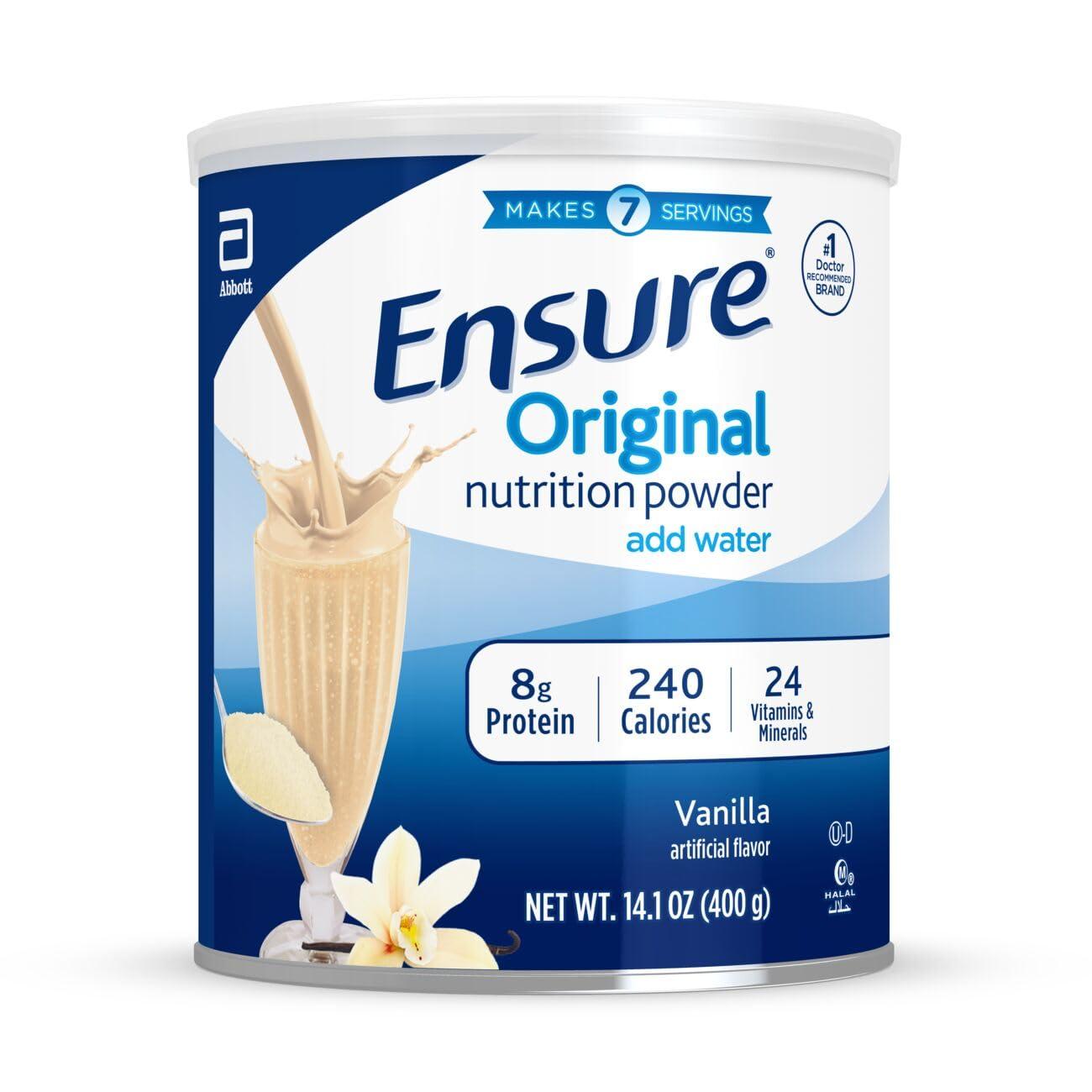 Ensure Ensure Original Nutrition Powder with 9g of Protein Per Serving, Vanilla, 14 ounces