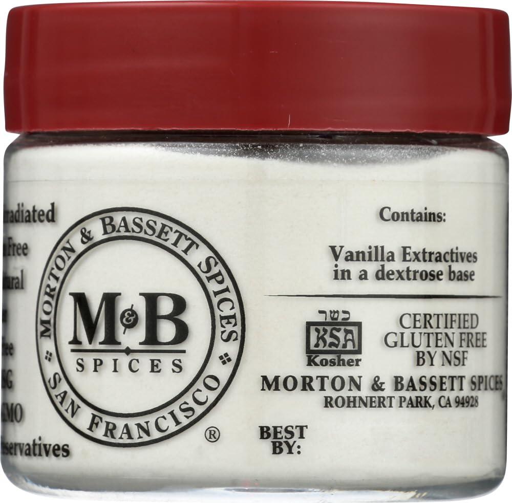 Morton & Bassett Spices Morton & Basset, Spices Vanilla Powder, 1.1 Ounce