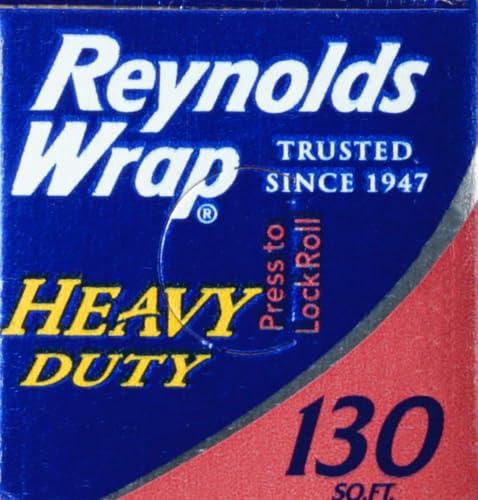 Reynolds Reynolds Wrap Heavy Duty Aluminum Foil, 130 Square Feet (Pack of 2)
