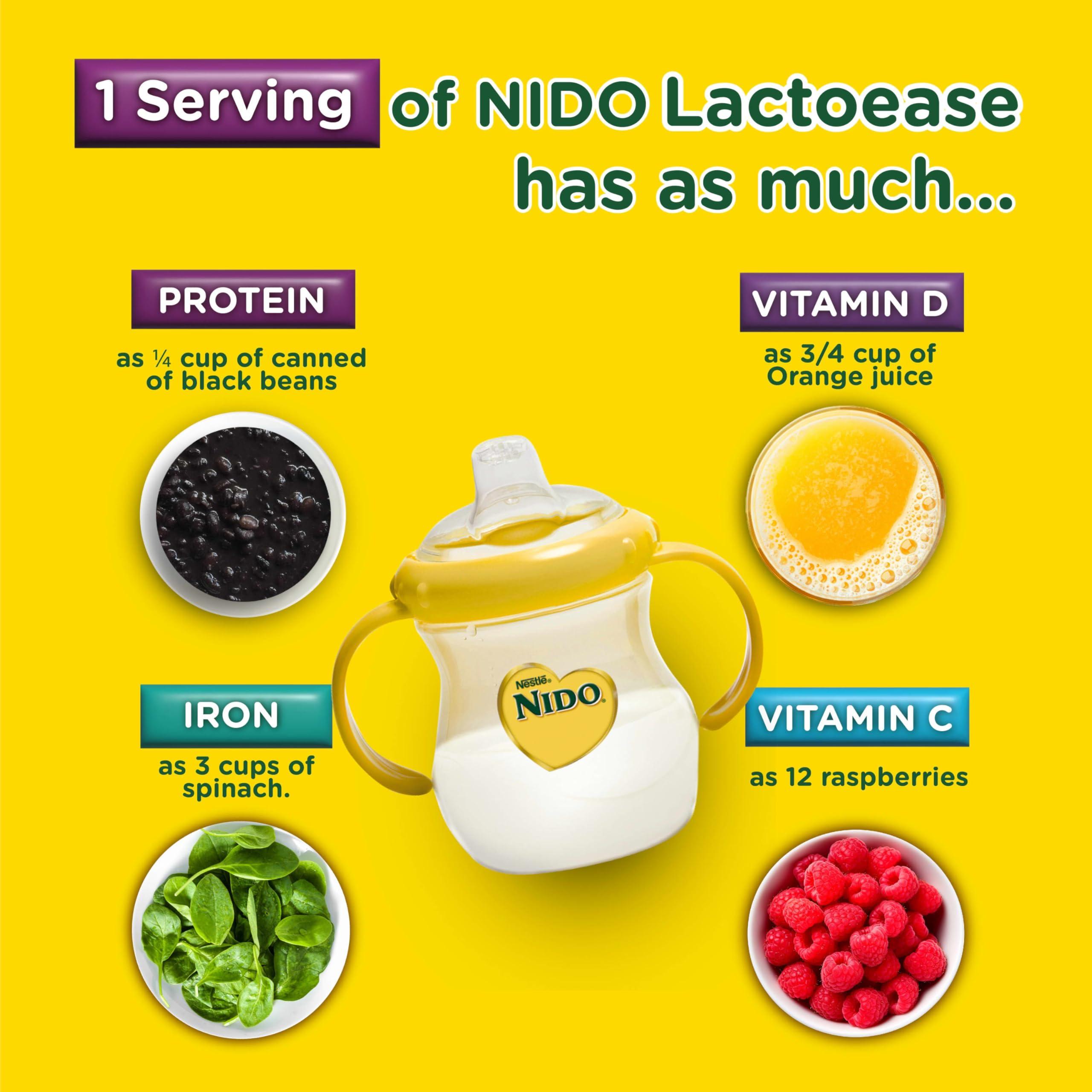 Nido Nestle NIDO Lacto-Ease Toddler Powdered Milk Beverage - 28.2 Oz Canister - Toddler Drink Mix