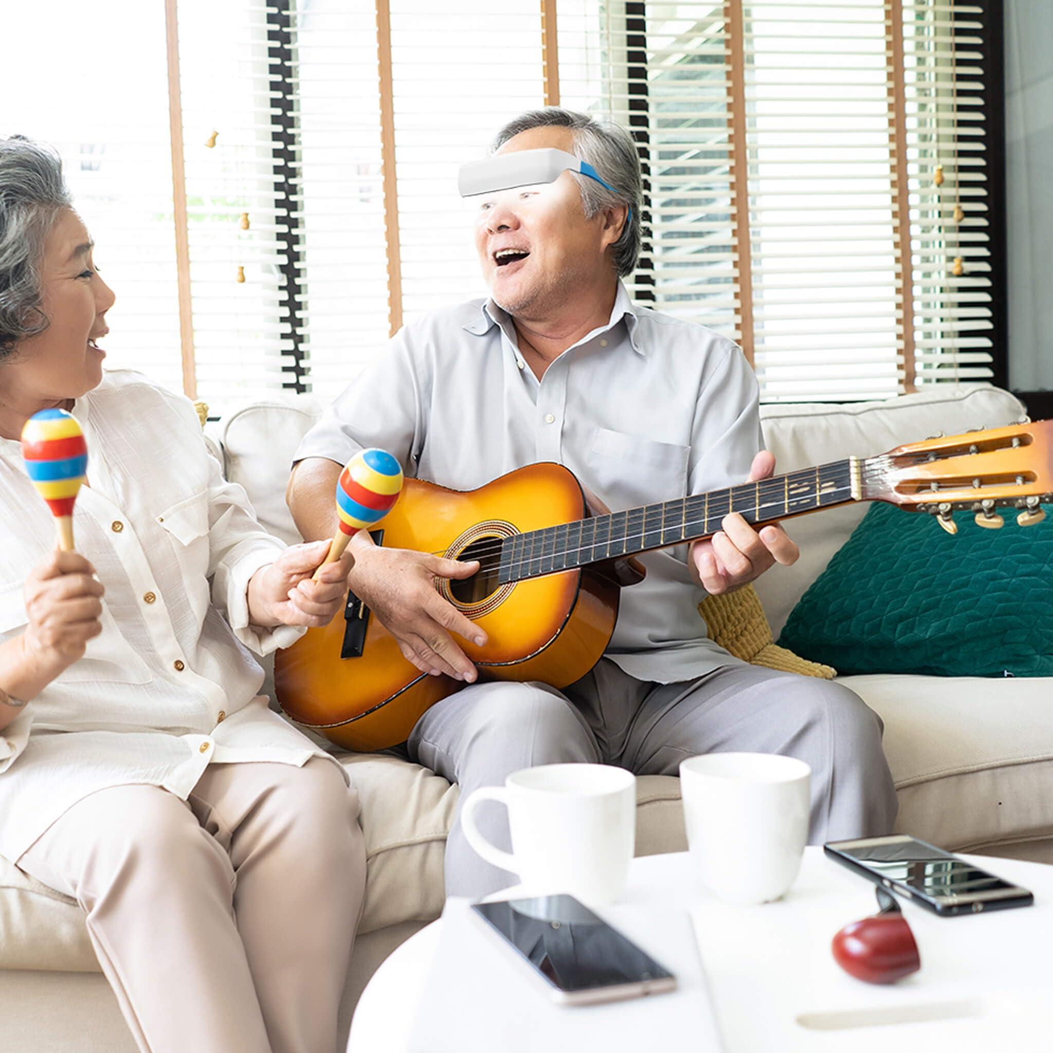 Lukirch Lukirch Light Therapy Glasses, Portable & Wearable UV-Free Blue White (2 in 1) LED Light Therapy Lamp, Natural Relief for Good Sleep, Happy Mood, Boost Energy and Jet Lag (Glasses-Pro)