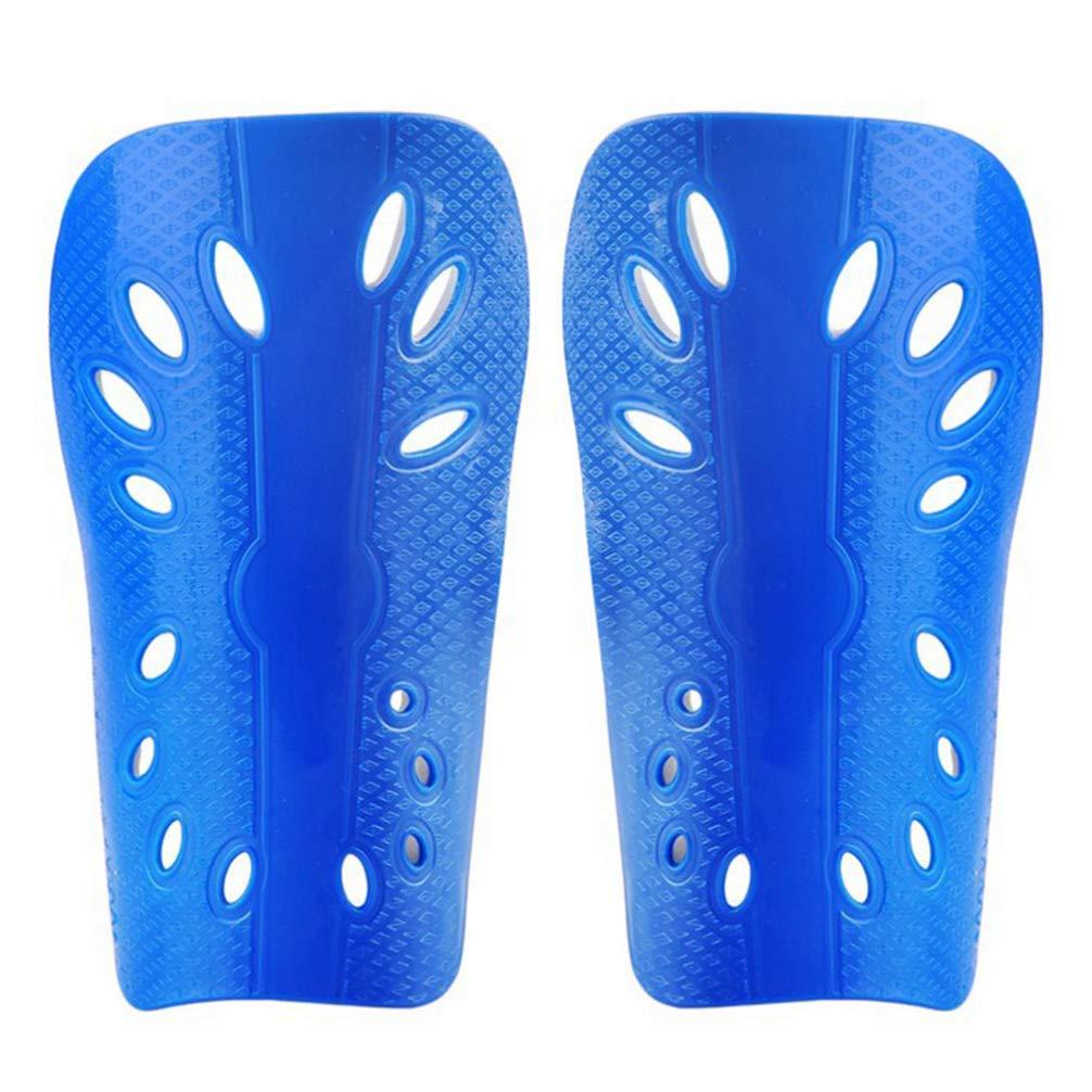 Milisten Milisten Soccer Shin Pad Gear Blue Pair Soccer Shin Guards Shin Pads Soccer Protective Gear Calf Guard Shin Pads for Teens Children Kids Youth(Black + 2 Perforated Breathable Gear
