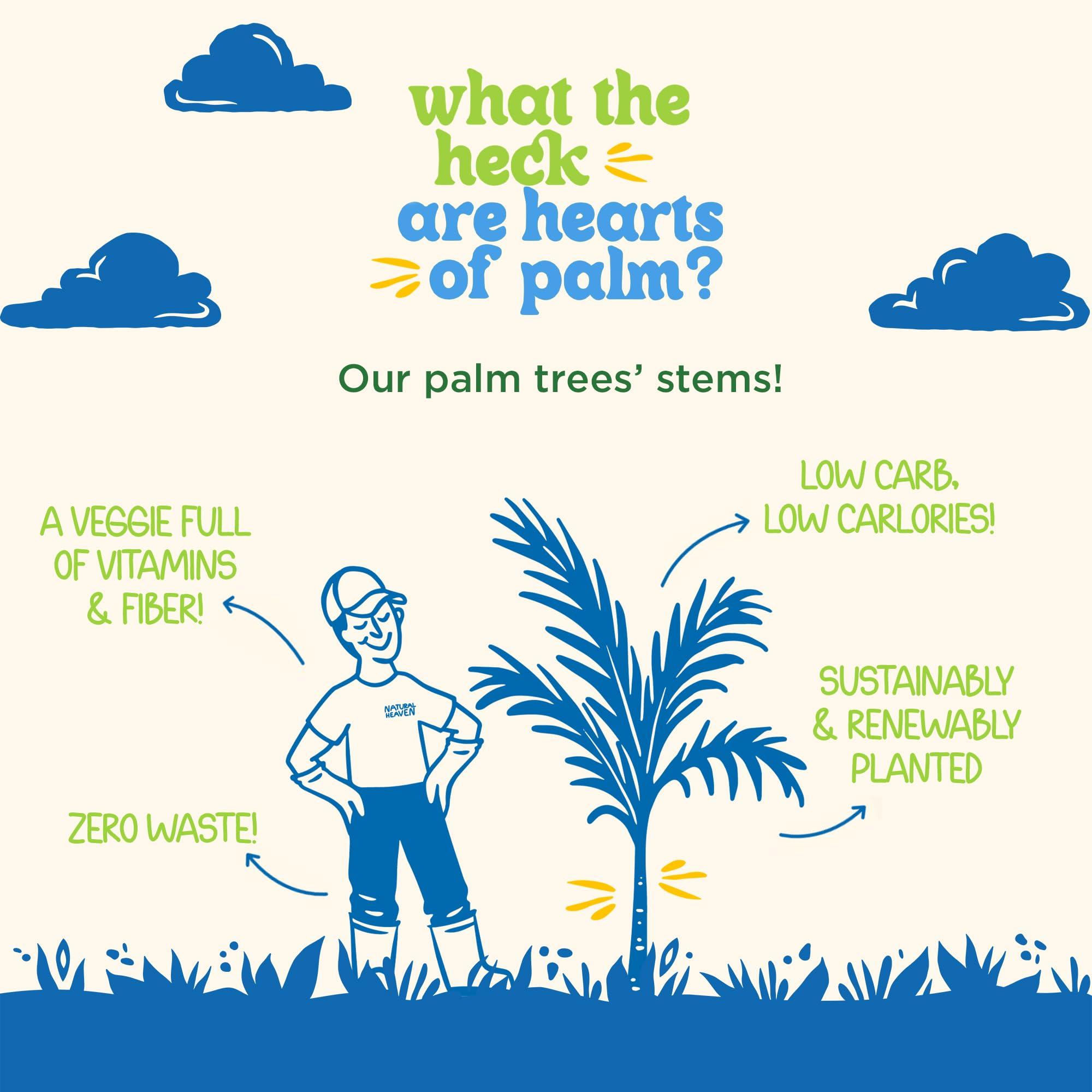 Natural Heaven Natural Heaven Rice, Hearts of Palm White Rice, Gluten Free, Vegan, Low Carb Rice for a Keto Snack or Healthy Food Meal, 9 Oz