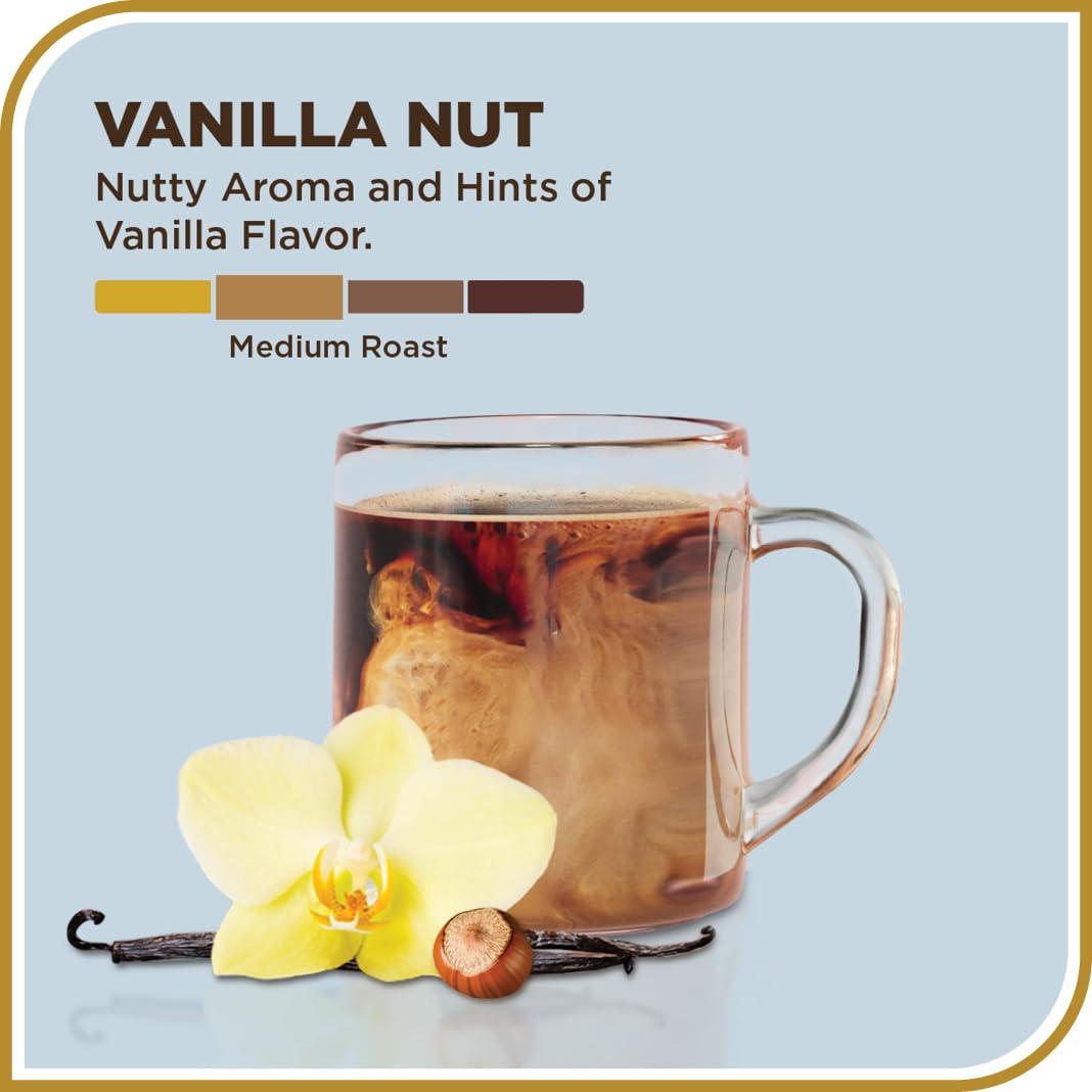 Don Francisco's Don Francisco\'s Premium Vanilla Nut Medium Roast Whole Bean Coffee - 100% Arabica Beans, Perfect for Drip, Pour Over, and French Press - Carefully Sourced, Family-Crafted Since 1870 (20 oz Bag)