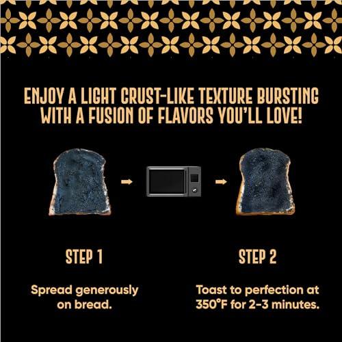 Mayde Mayde Black Sesame Paste Spread, Premium Ground Black Sesame Jam (8.8 oz, Black Sesame)