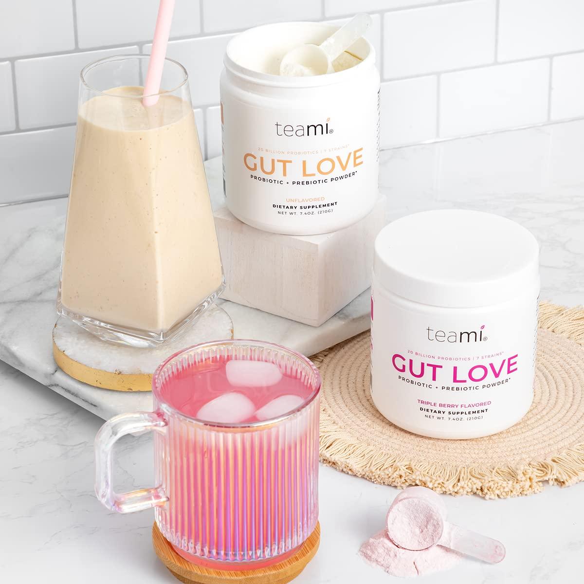 Teami Teami Prebiotic and Probiotic Gut Love (7.40 Ounce, Unflavored)