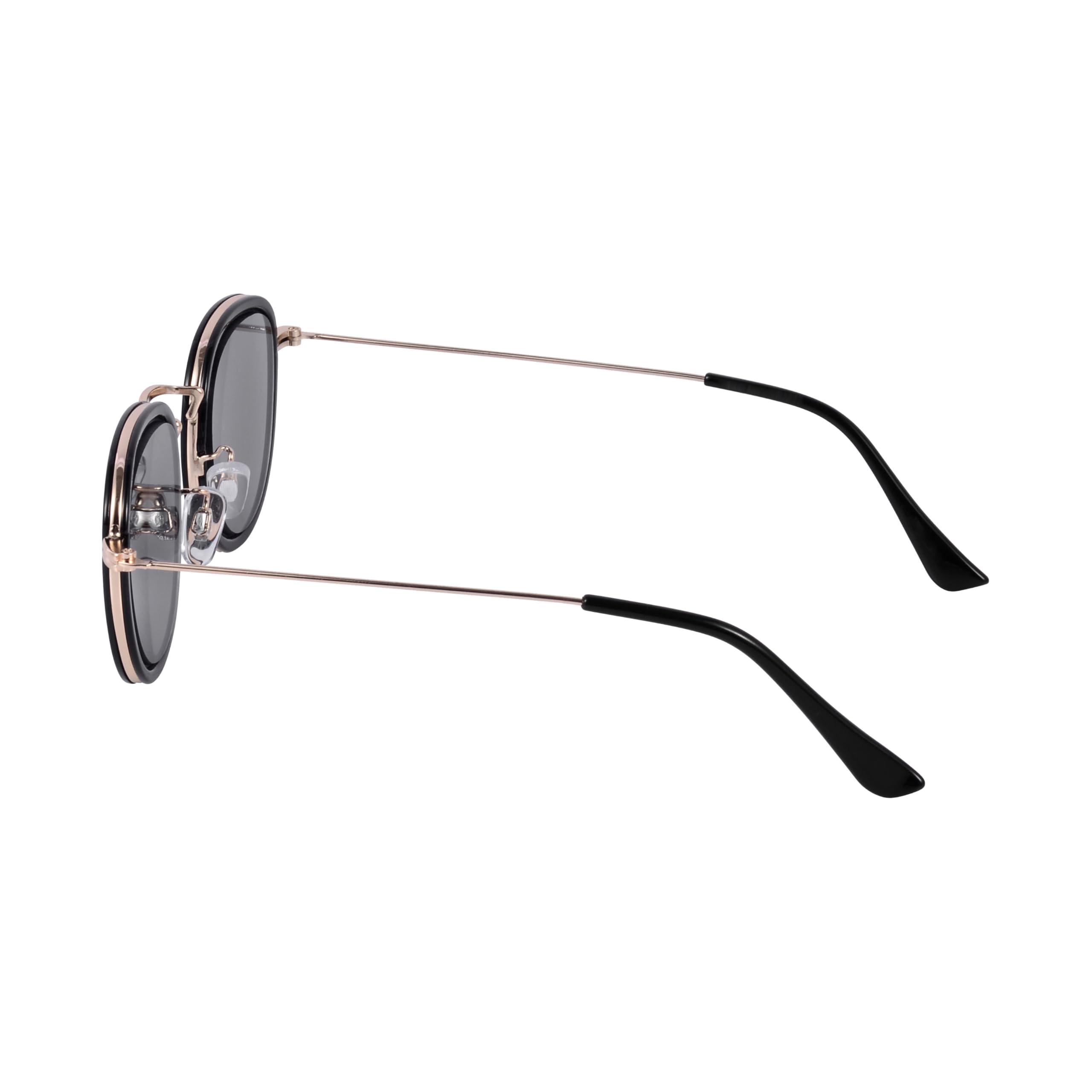 Mass Vision Mass Vision The Esteemed Reading Sunglasses with Full Lens Sun Reader (non bifocal) (Black/Gold, 1.5)