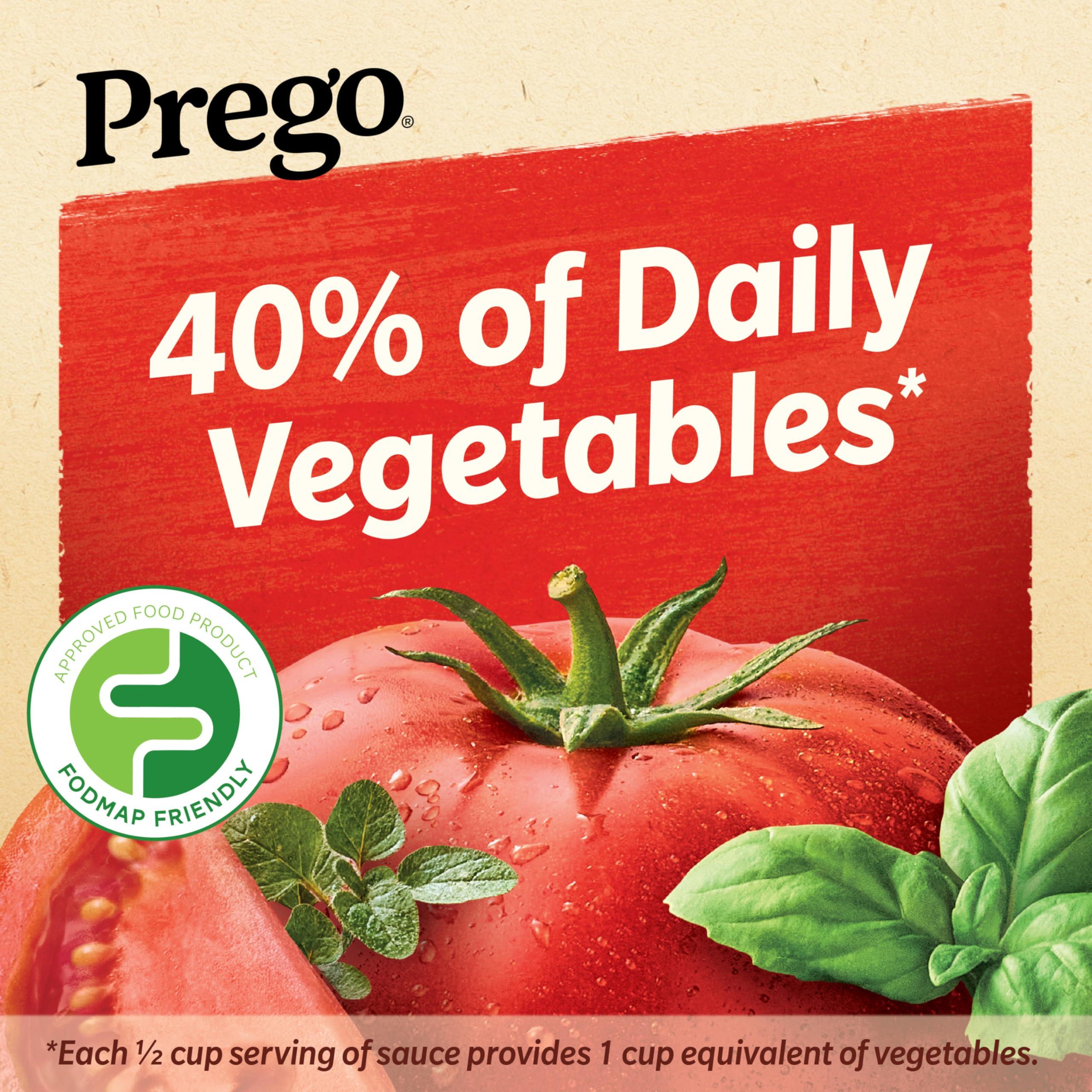 Prego Prego Traditional Sensitive Recipe Low FODMAP Pasta Sauce, 23.75 Oz Jar