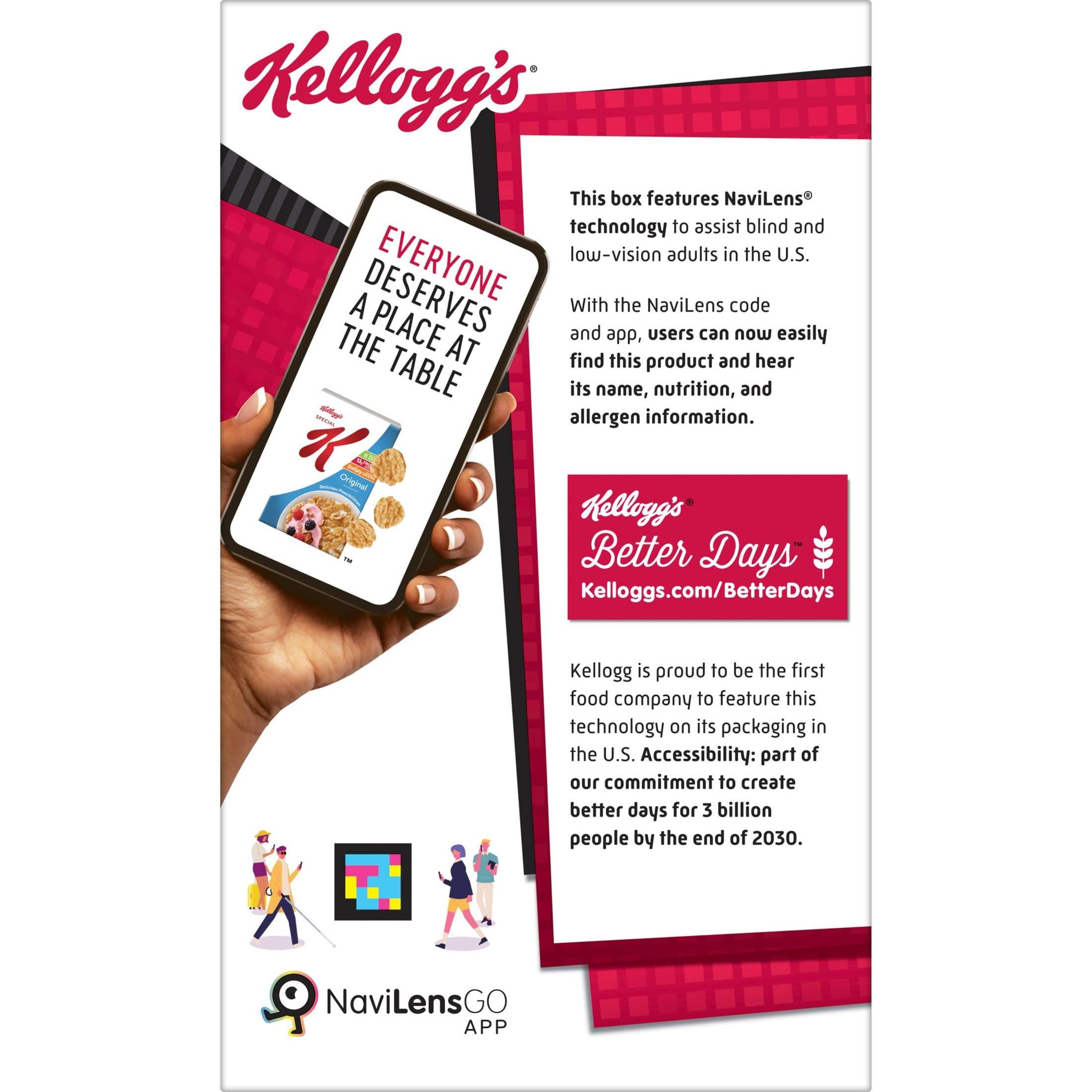 Special K Kellogg\'s Special K, Breakfast Cereal, Original, Made with Folic Acid, B Vitamins, and Iron, Value Size, 18oz Box(Pack of 6)