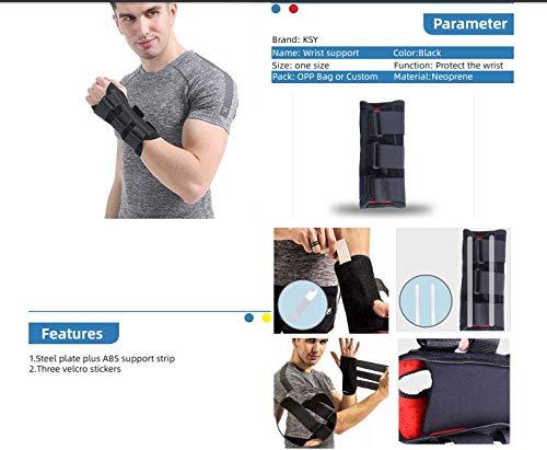 KSY Wrist Support Braces Orthopedic Wrist Support (Black)