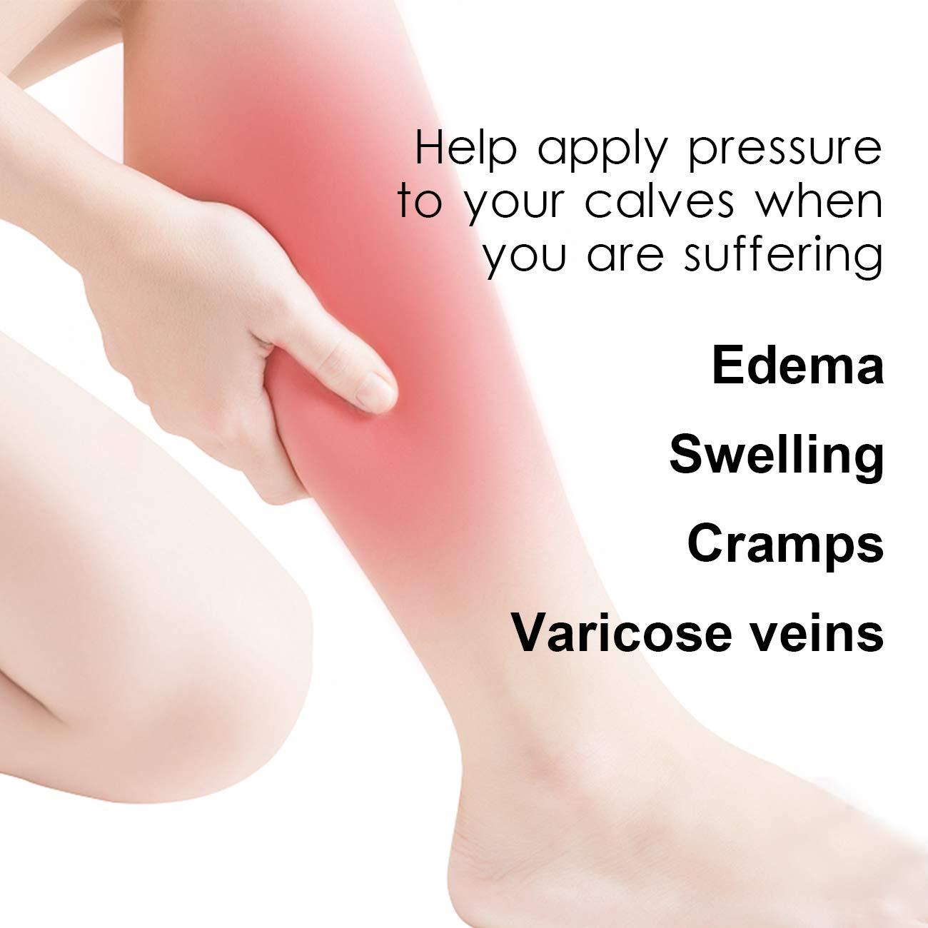 Heekooi Heekooi Calf Brace, Shin Splint Brace 1 Pair, Shin Splints Leg Pain Relief Support, Calf Brace for Torn Calf Muscle, Swelling, Edema, Adjustable Calf Support, Shin Brace for Women & Men (X-Large)