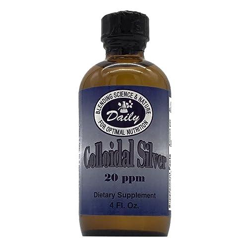 Daily Manufacturing Daily Manufacturing Colloidal Silver, 20 ppm (Food Grade) 4 fl oz