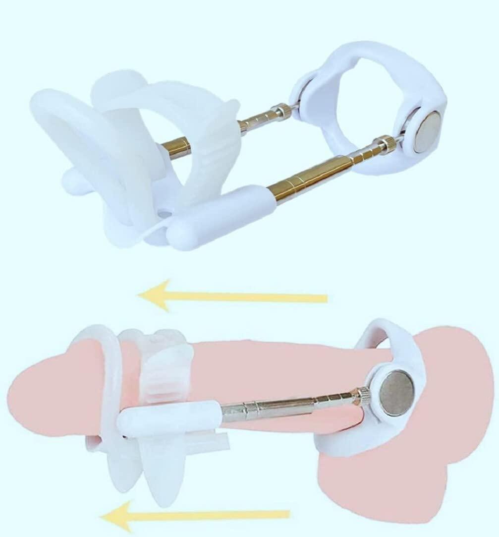 Generic Extra Comfort - 4 Rod Hybrid Cradle Extender Traction System W/Silicone Sleeve Penile Traction Device