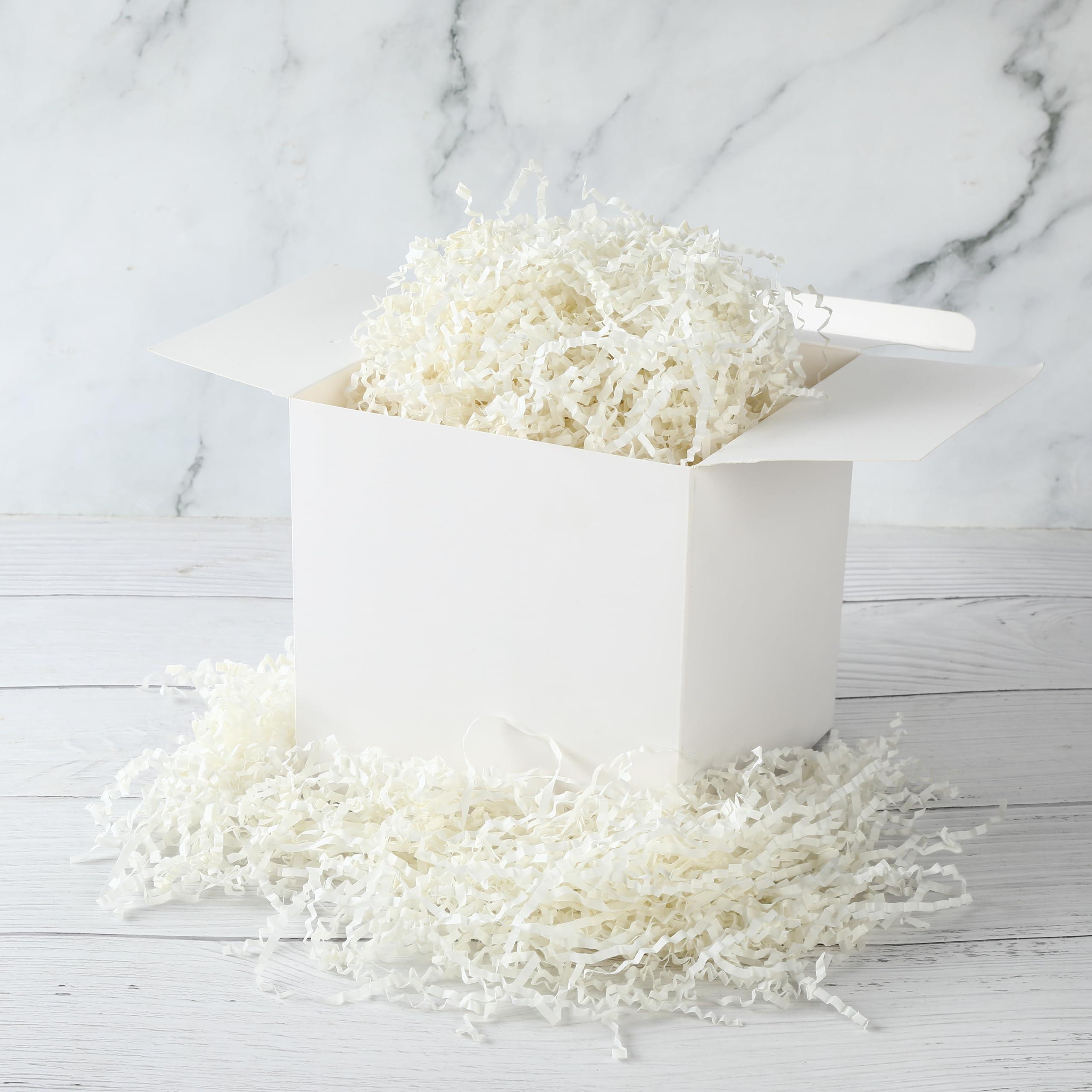 Cgzwxjin Cgzwxjin lvory Crinkle Cut Paper Shred Filler (1/2 LB)Crinkle Paper for Gift Box, Shredded Paper Filler, Gift Basket Filler, Gift Wrapping