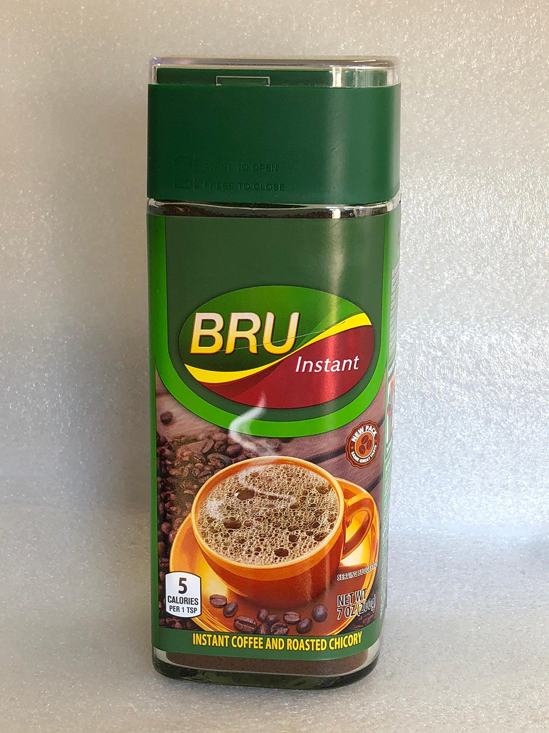 BRU 12 BOTTLES OF BRU INSTANT COFFEE 7oz (200g) EACH