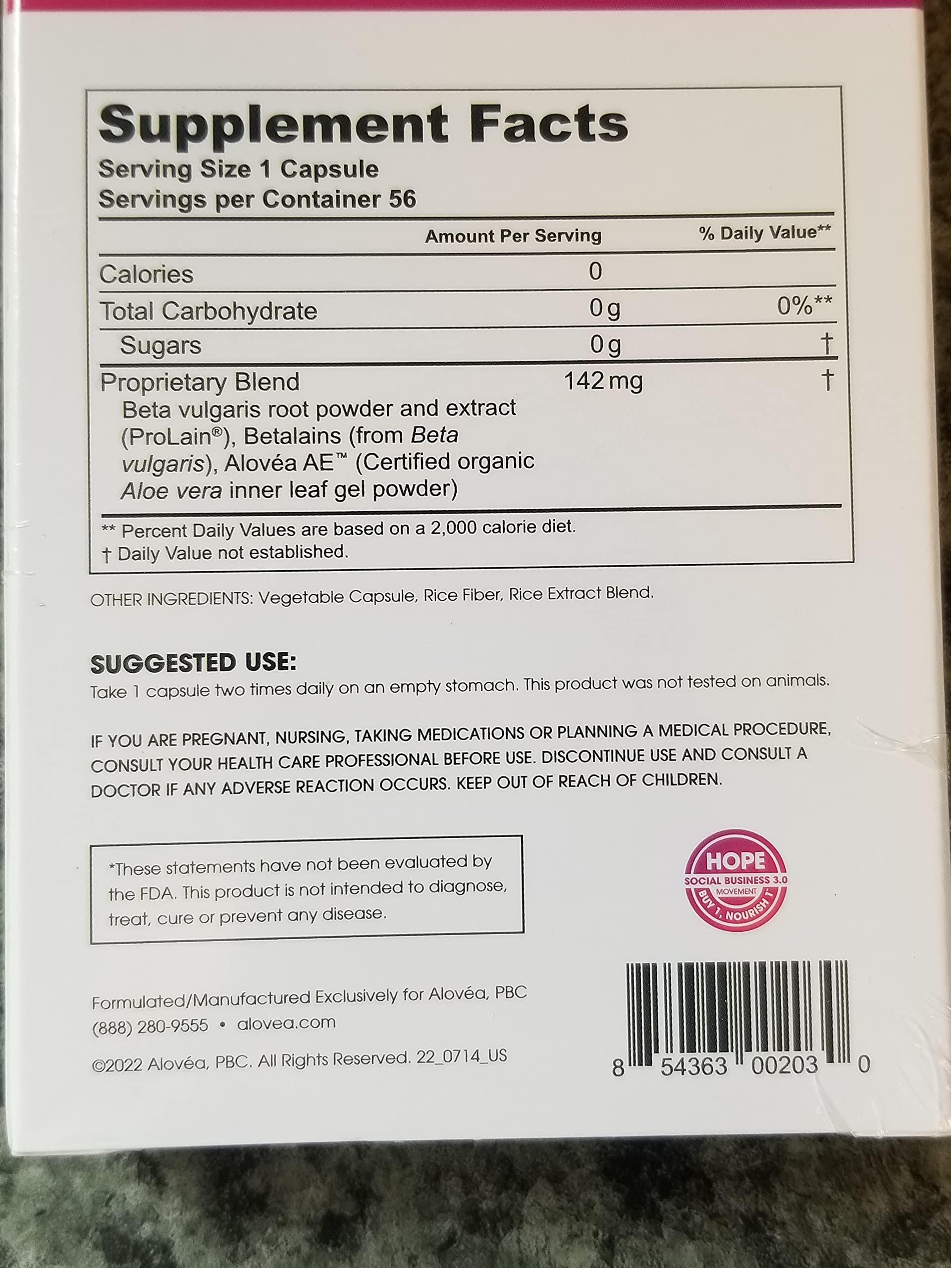 Alovea Alovea Limitless Betalains Supplement