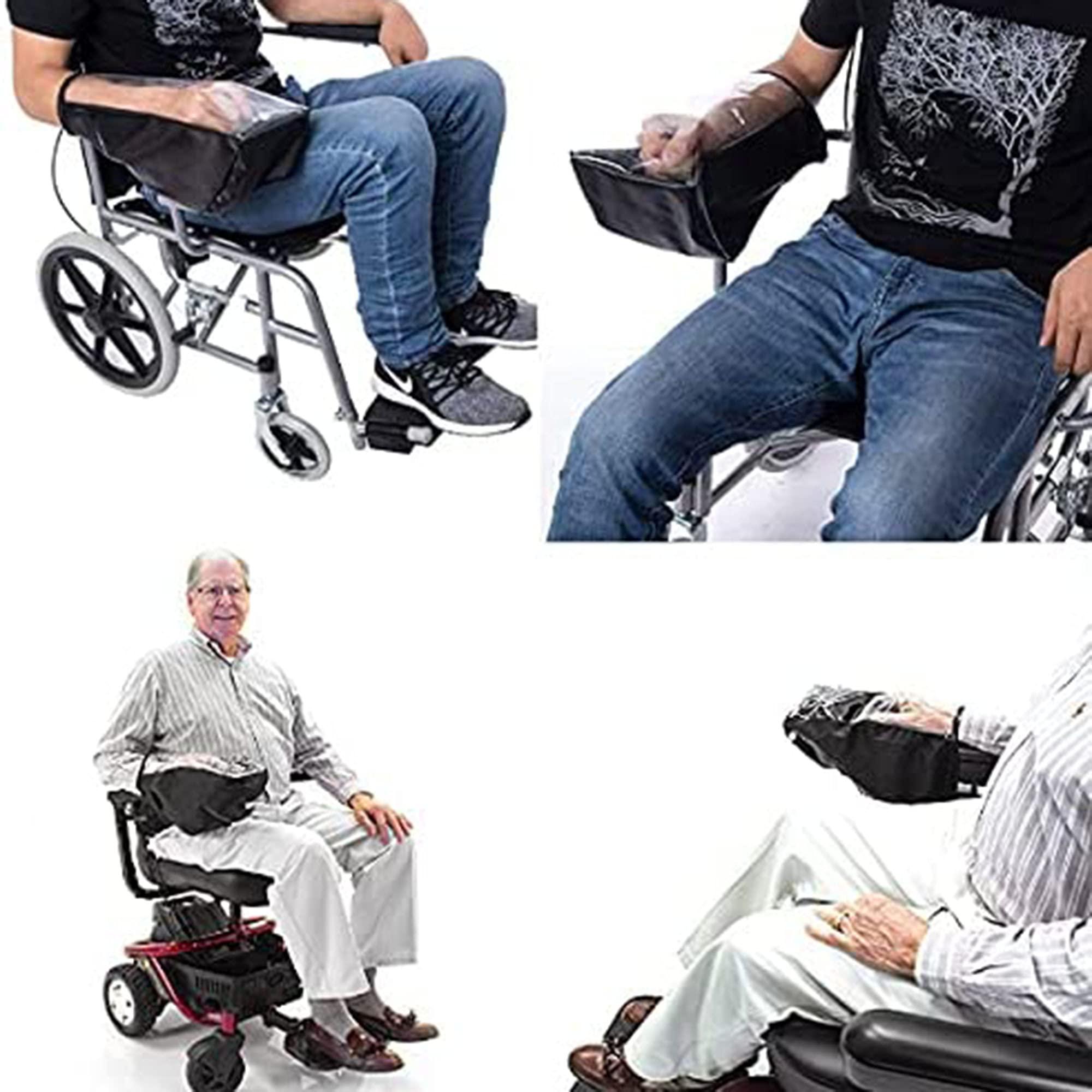 MUBOYI MUBOYI Seat Cushion Electric Wheelchair Control Panel Power Controller Protection Waterproof Cover Disabled Wheelchair Accessories,Gray