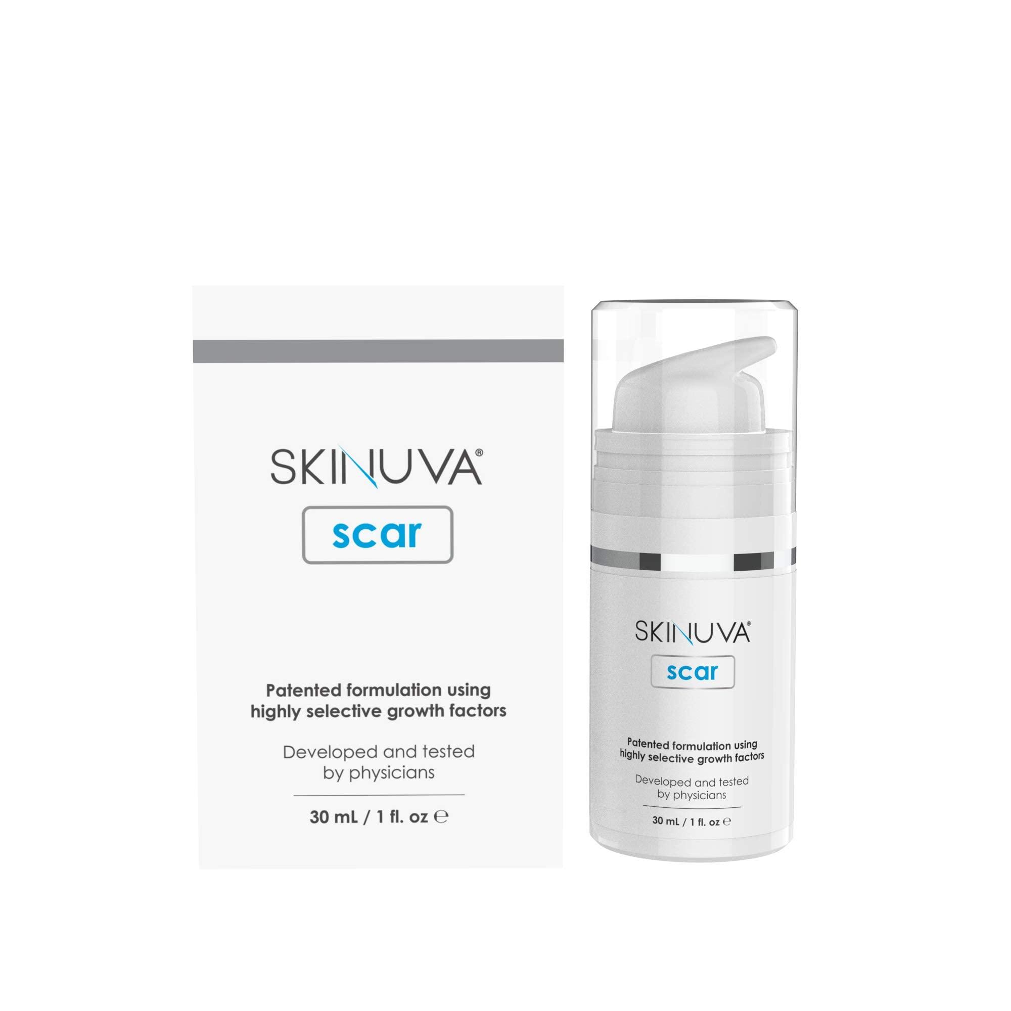 Skinuva Skinuva Next Generation Scar Cream (1 oz) + Skinuva Bruise (14 Capsules) | Advanced Scar Removal + Arnica + Bromelain + Zinc Supplement for Bruising and Swelling, Homeopathic Bruise Remedy
