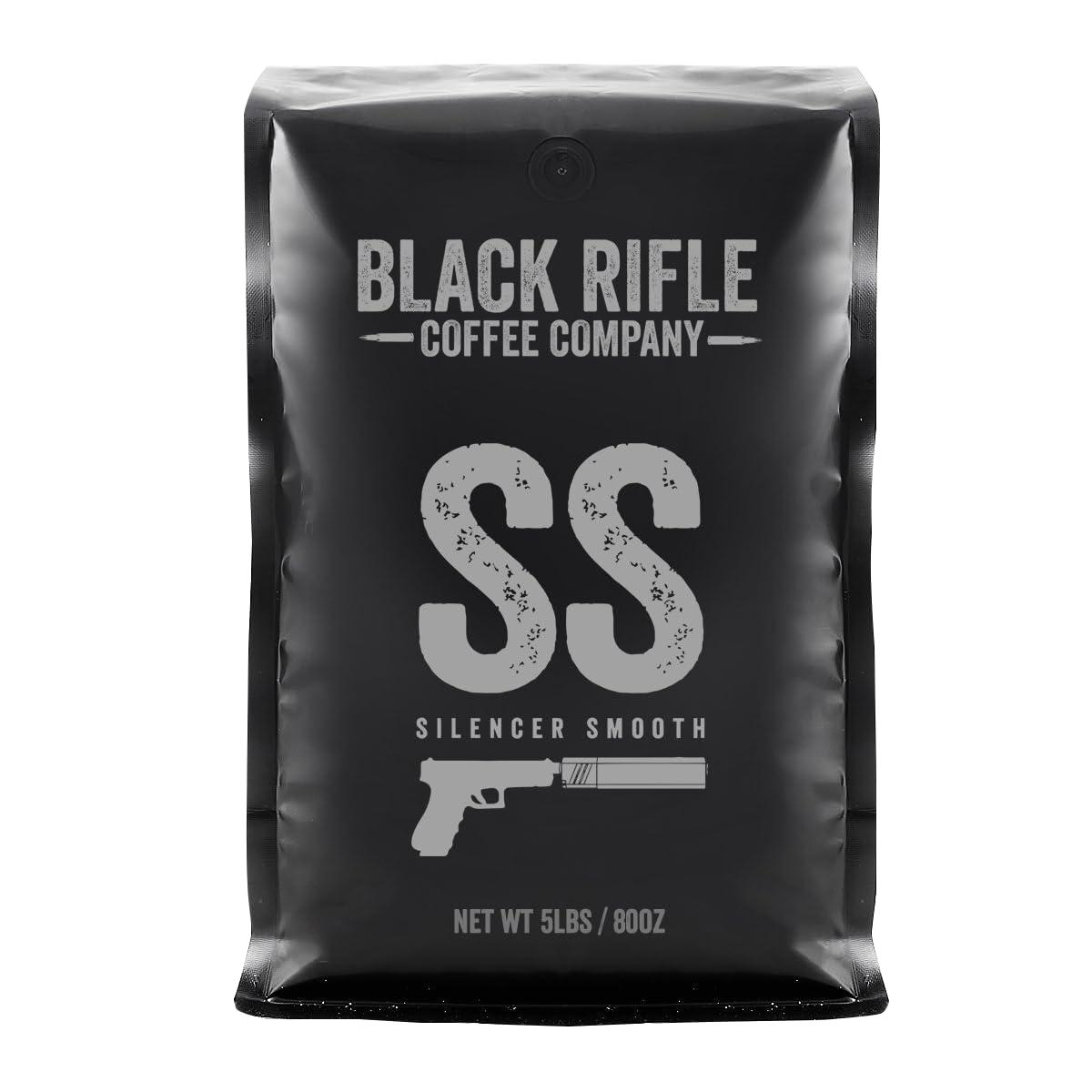 Black Rifle Coffee Company Black Rifle Coffee Company Silencer Smooth, Light Roast Ground Coffee, 5 lb Bag