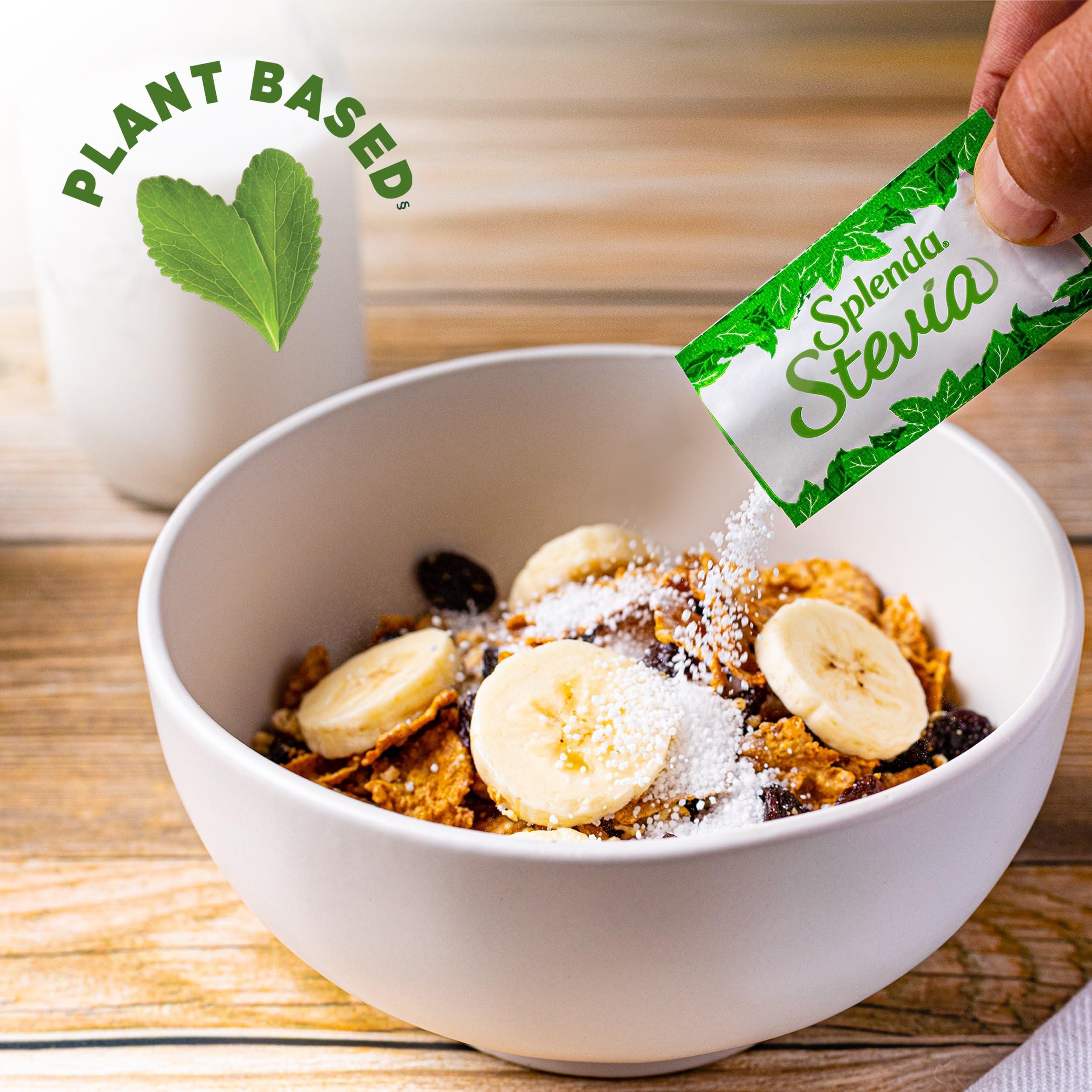 SPLENDA SPLENDA Stevia Zero Calorie Sweetener, Plant Based Sugar Substitute Granulated Powder, Single Serve Packets, 40 Count