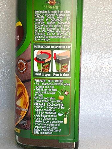 BRU 12 BOTTLES OF BRU INSTANT COFFEE 7oz (200g) EACH