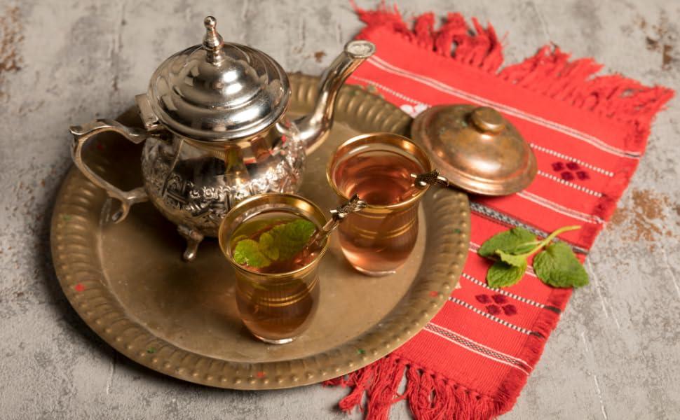 Sadaf Sadaf Organic Moroccan Mint Tea - Mint Tea Bags - Ideal for Hot or Iced Tea - Organic Herbal Tea - Kosher - 18 Wrapped Tea Bags