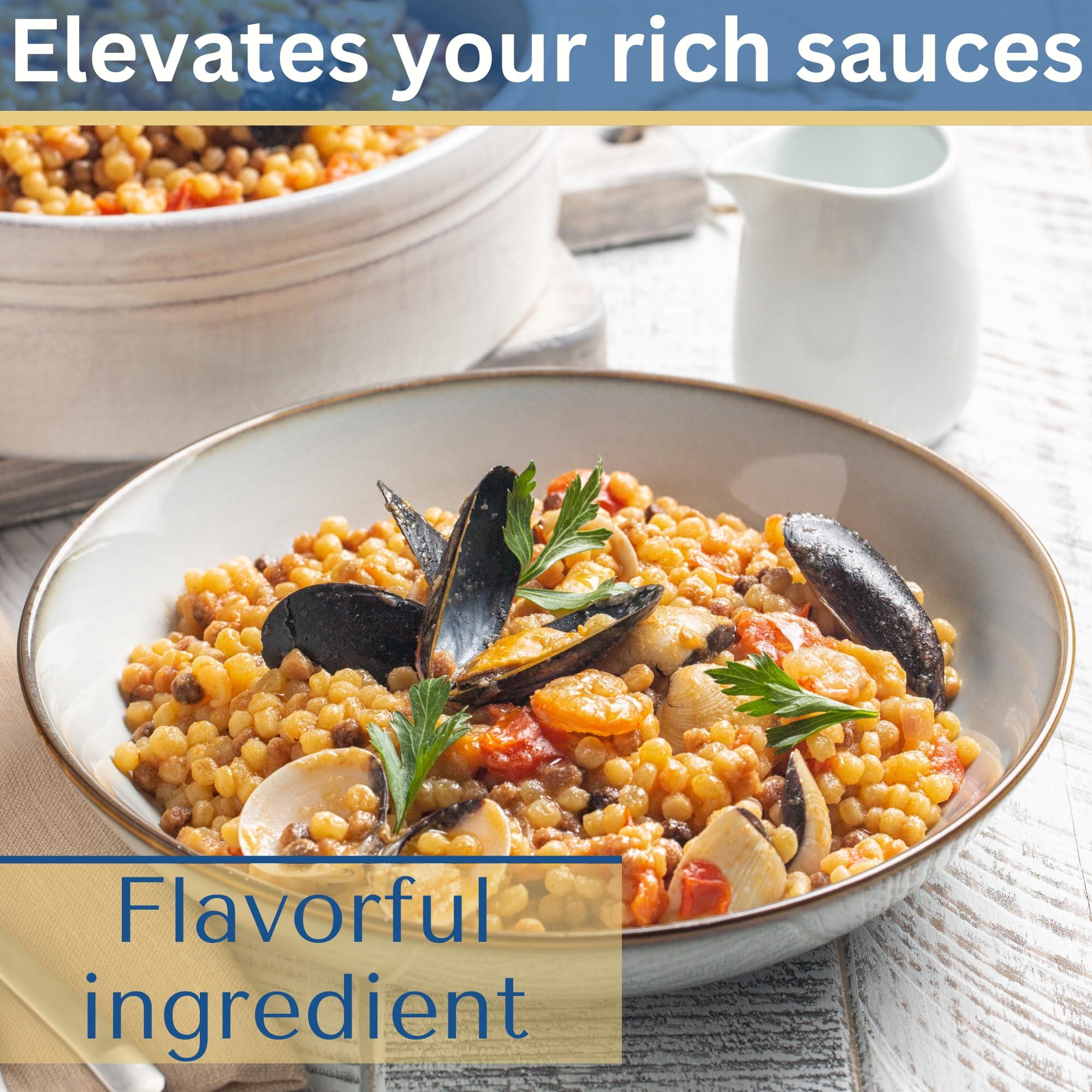 Badde Alba Sardinian Fregula Pasta Imported from Italy - Bronze Cut Fregola Pasta from Sardinia - Fregola Sarda Pasta Tostata Grossa - Toasted Coarse Grained - Made in Italy (17.6 oz | 500g) Badde Alba