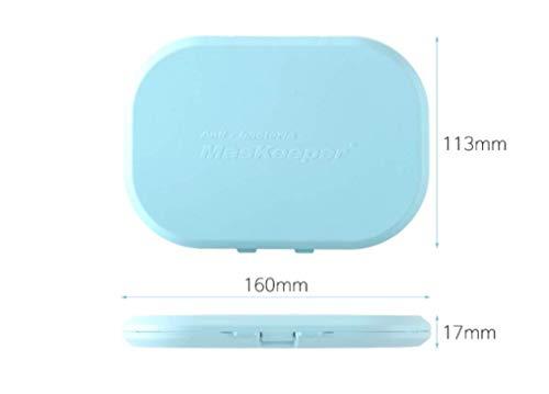 Innores Face Mask Case Mask Storage Case - Hygienic/Portable/Reusable/Plastic (Innores) (Bundle, Pink)