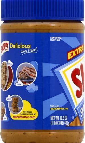 SKIPPY SKIPPY SUPER CHUNK Extra Crunchy Peanut Butter Spread, 16.3 Ounce