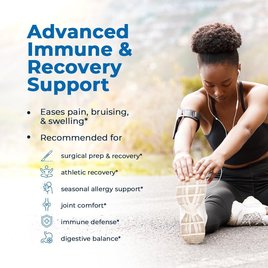 VitaMedica VitaMedica Bromelain & Quercetin Supplement - 500mg Bromelain 250mg Quercetin - 2400 GDU for Immunity, Joint Support, Inflammation and Muscle Recovery - 60 Vegan Capsules - 30 Servings