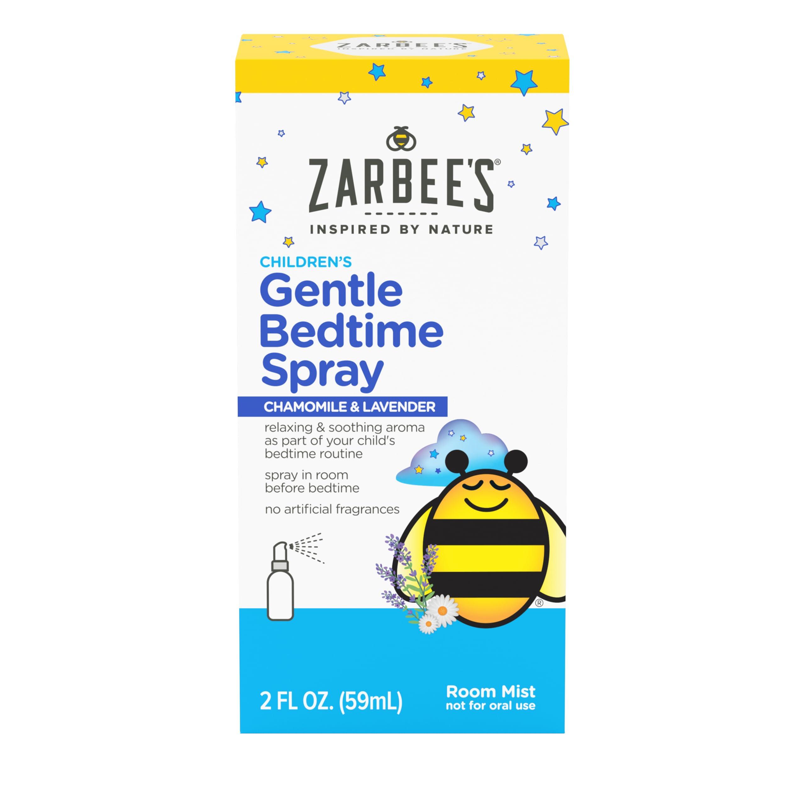 Zarbee\'s Zarbee\'s Gentle Bedtime Kids Sleep Spray, Chamomile & Lavender Room Spray Helps Create a Calming Atmosphere to Prepare for Sleep, 2oz
