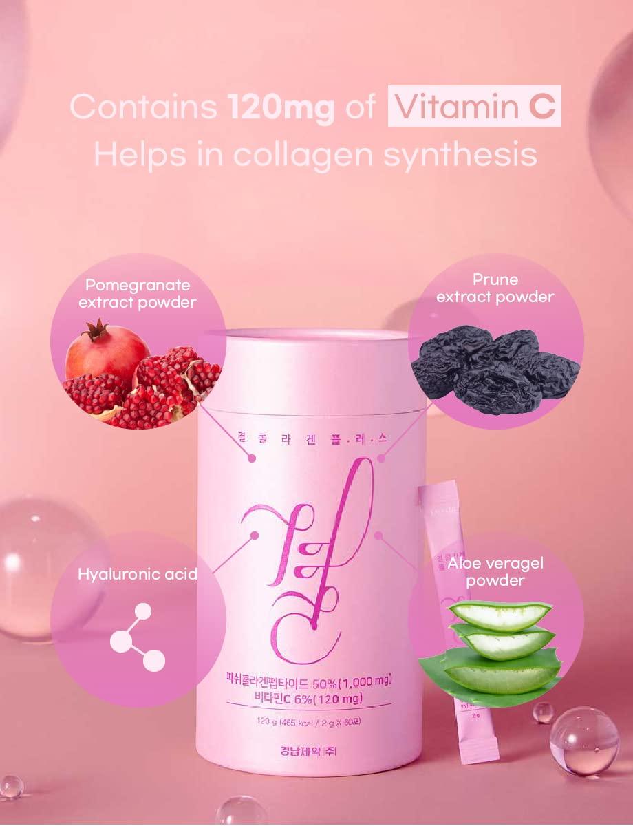 FARMER QUEEN FARMER QUEEN Gyeol Collagen Plus+ (2g*60 Stick Packets) Low Molecular Weight Collagen + Vitamin C