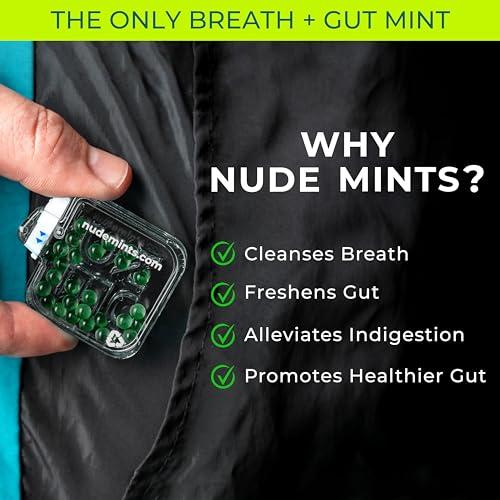 NUDE NUDE Mints | Dual Action Liquid Capsules | Mouth Watering Mint - Lasts 3X Longer - 3X Stronger - Extreme Bad Breath Treatment for Adults - Sugar Free, 0 Calorie - Honey Lemon - 10 Pack - 300 Capsules