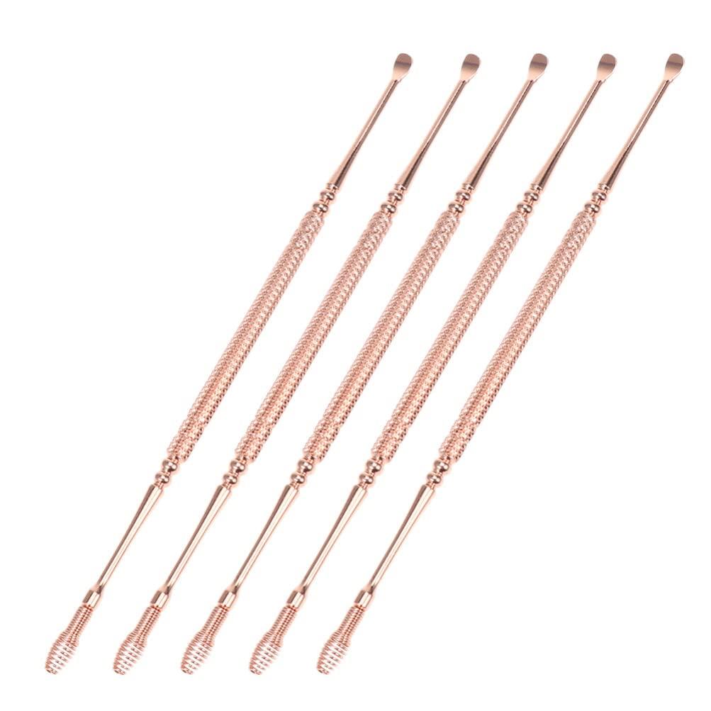 Healeved 5pcs Ear Spoon Earwax Removal Tool Ear Cleaner Ear Picking Spoon Earwax Spoon Ear Wax Removal Tool Clean Tool Home Earpick Ear Clean Accessory Wax Curette Earwax Cleaning Tool