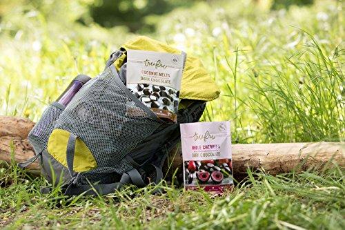 Tru Fru Tru Fru Dark Chocolate Dipped Freeze-Dried Coconut Melts (4.2 oz), 6-Pack Case