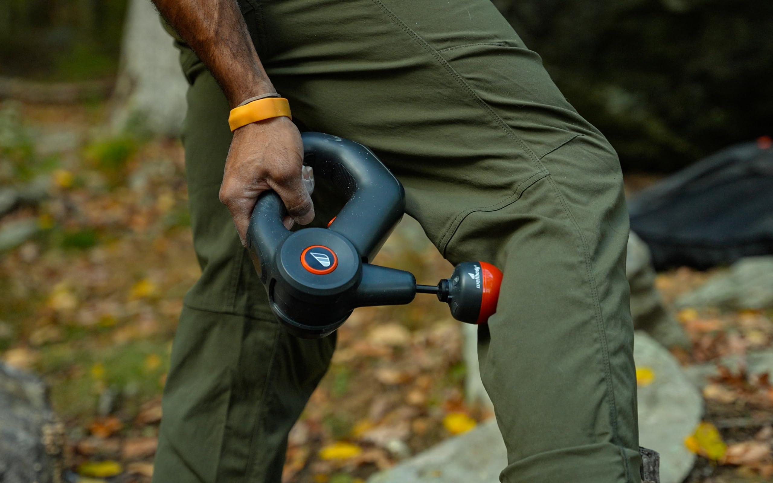 Wellbody Wellbody Deep Tissue Massage Gun with Heat | Gun Massager with Heat Ball Technology | 5 Speed Option Massage Guns | Portable Massage Gun | Handheld Massage Gun, Travel Massage Gun for Muscle Relief 5