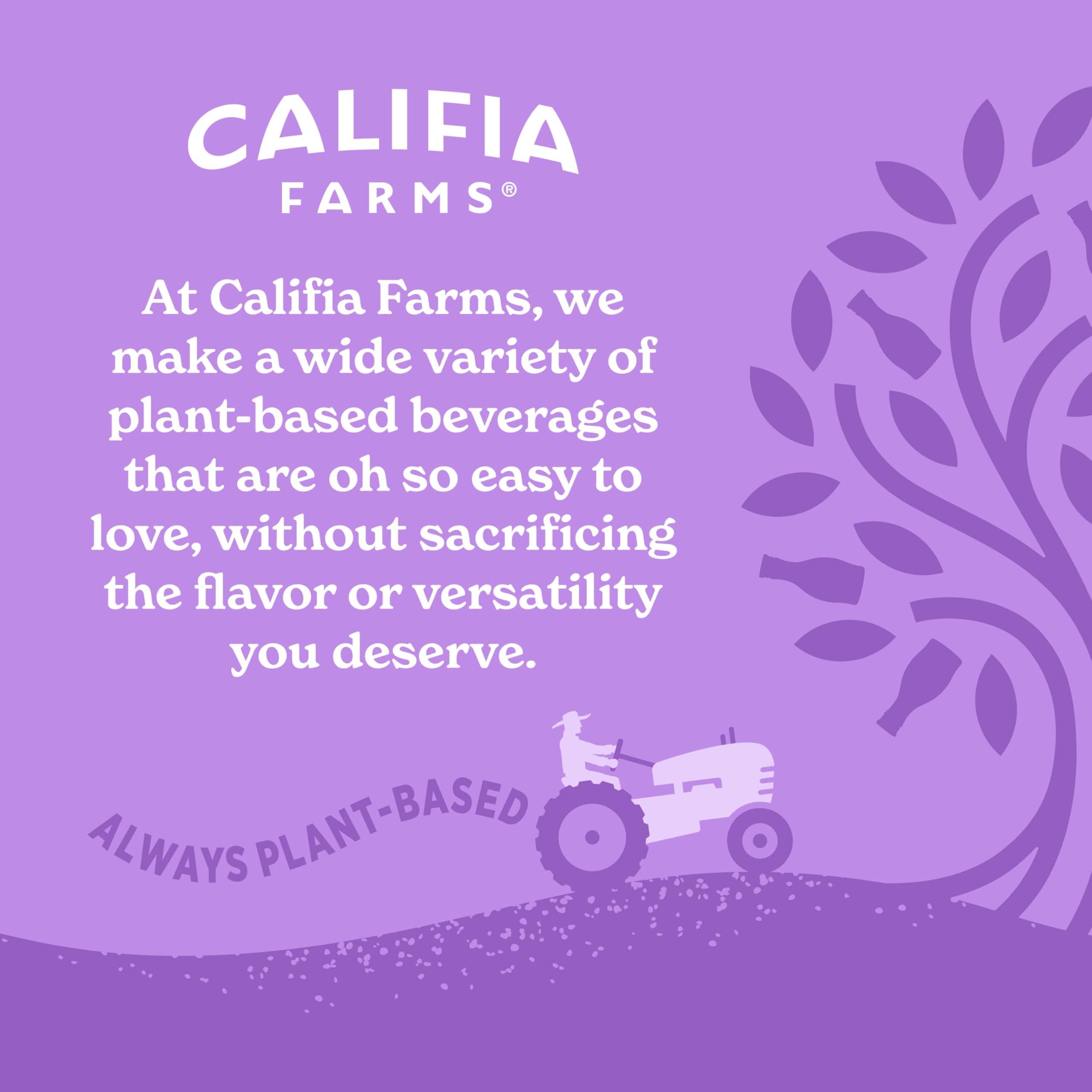 Califia Farms Califia Farms - Organic Oat Barista Blend Oat Milk, 32 oz, Shelf Stable, Dairy Free, Plant Based, Vegan, Non GMO, Organic Milk, Creamer, Milk Frother, Oatmilk