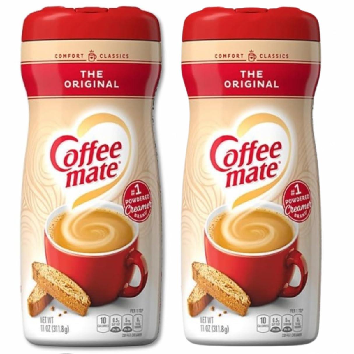 Chocolatto The Original Coffee Mate Coffee Creamer 11oz (Pack 2) - Coffee Mate Creamer - Nestle Coffee Mate Powder Original - Coffee Mate/Powder/Original 22oz - Nestle, Coffee Mate Original Powdered - Coffee-Mate Powder Original - Coffee Mate Powder Original, 2